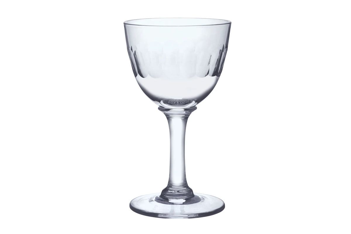 Crystal Liquor Glasses with Lens design, Set of 6