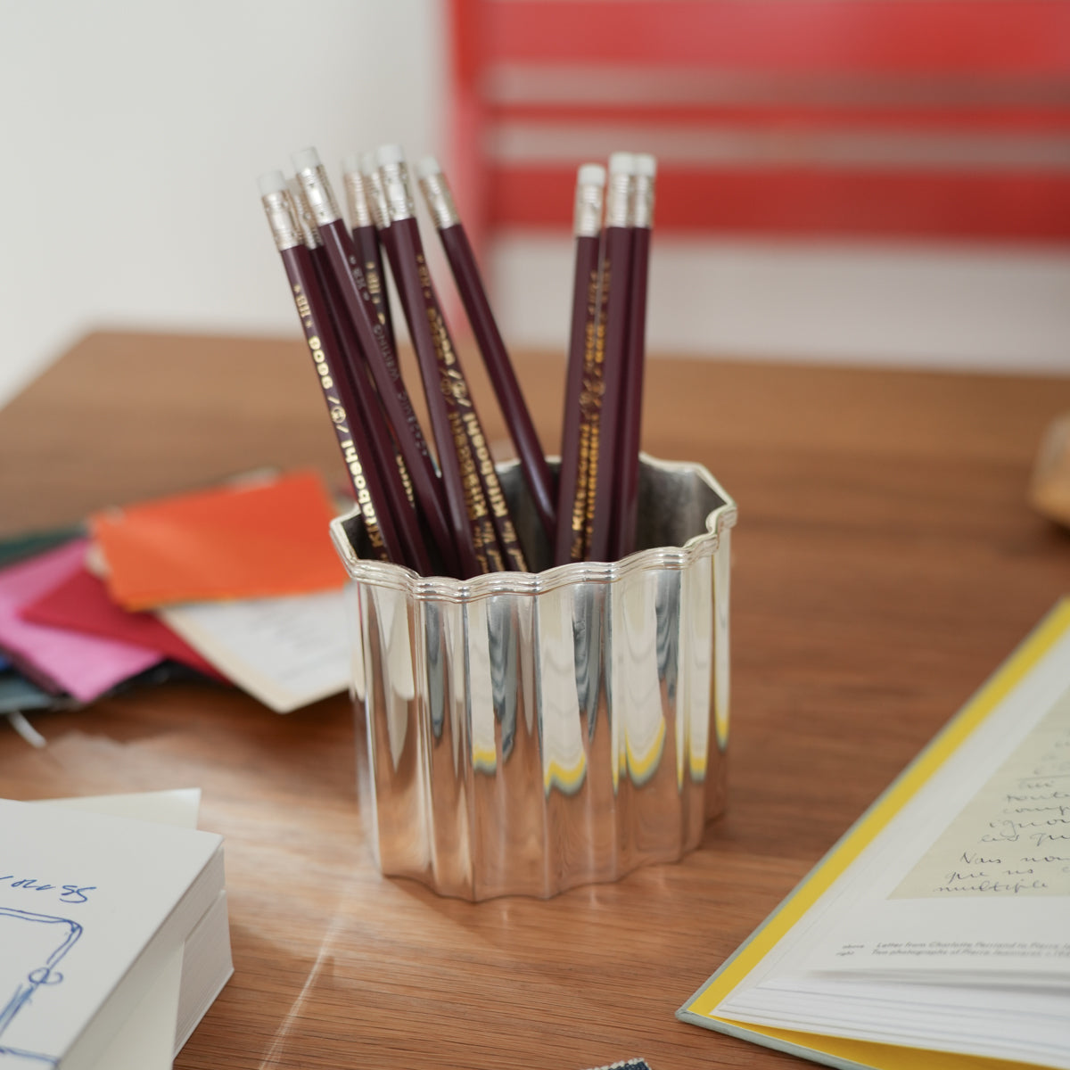 Silver Pen Pot