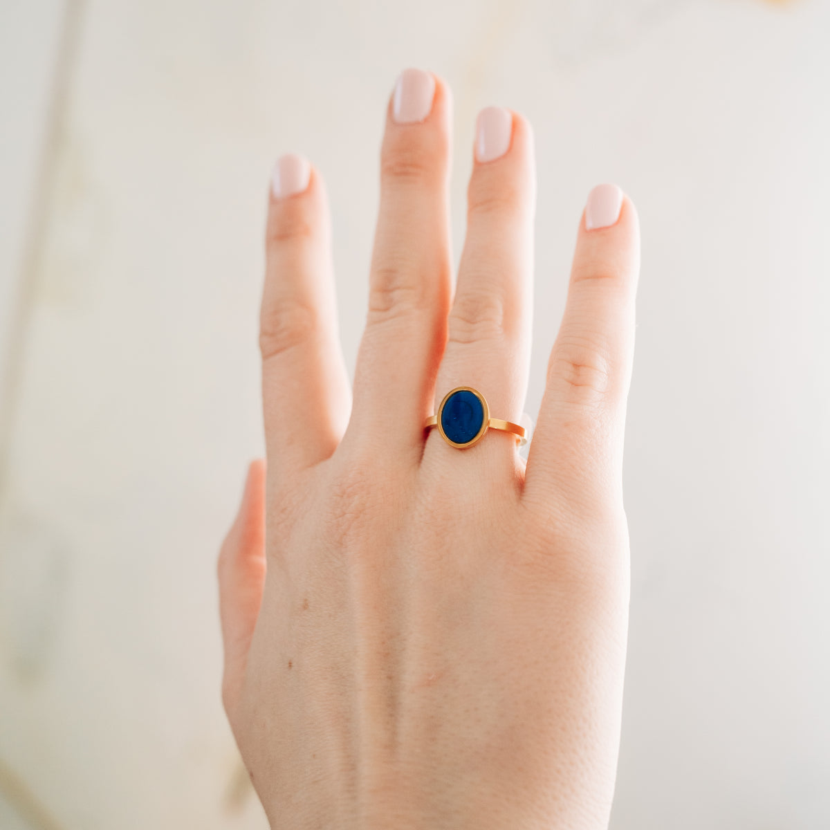 18k Gold Mood Ring