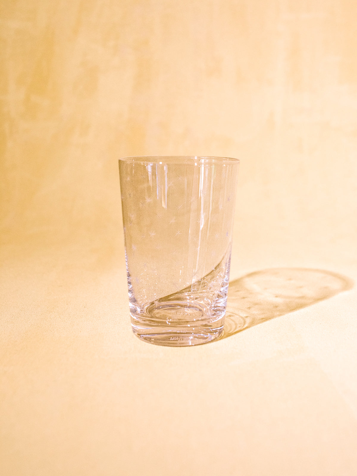Crystal Tumbler with Star design, Set of 6