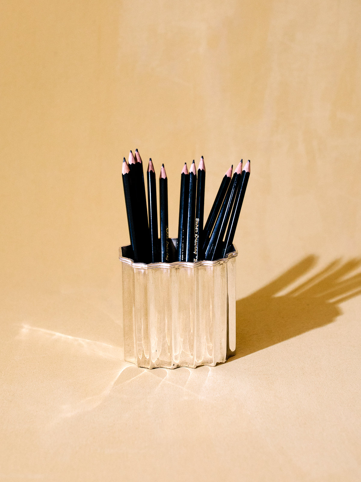 Silver Pen Pot