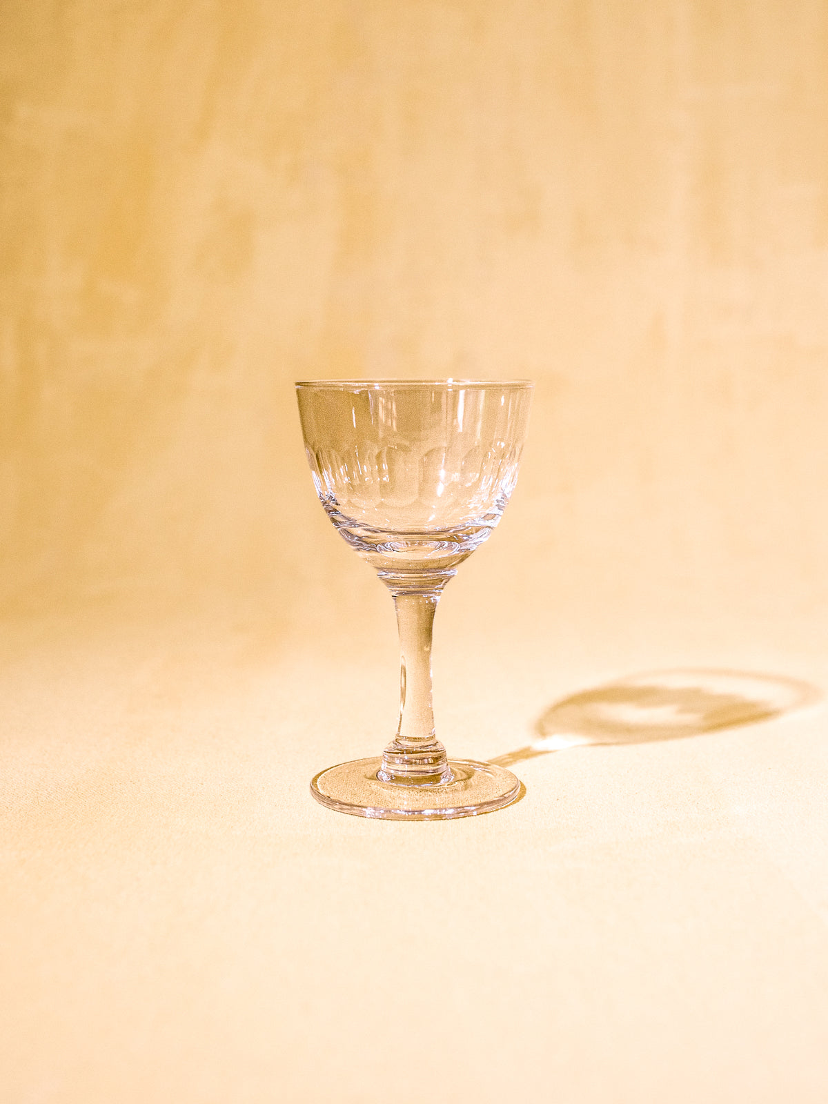 Crystal Liquor Glasses with Lens design, Set of 6
