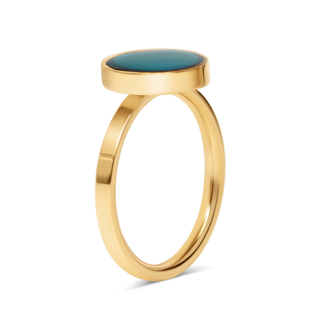 18k Gold Mood Ring