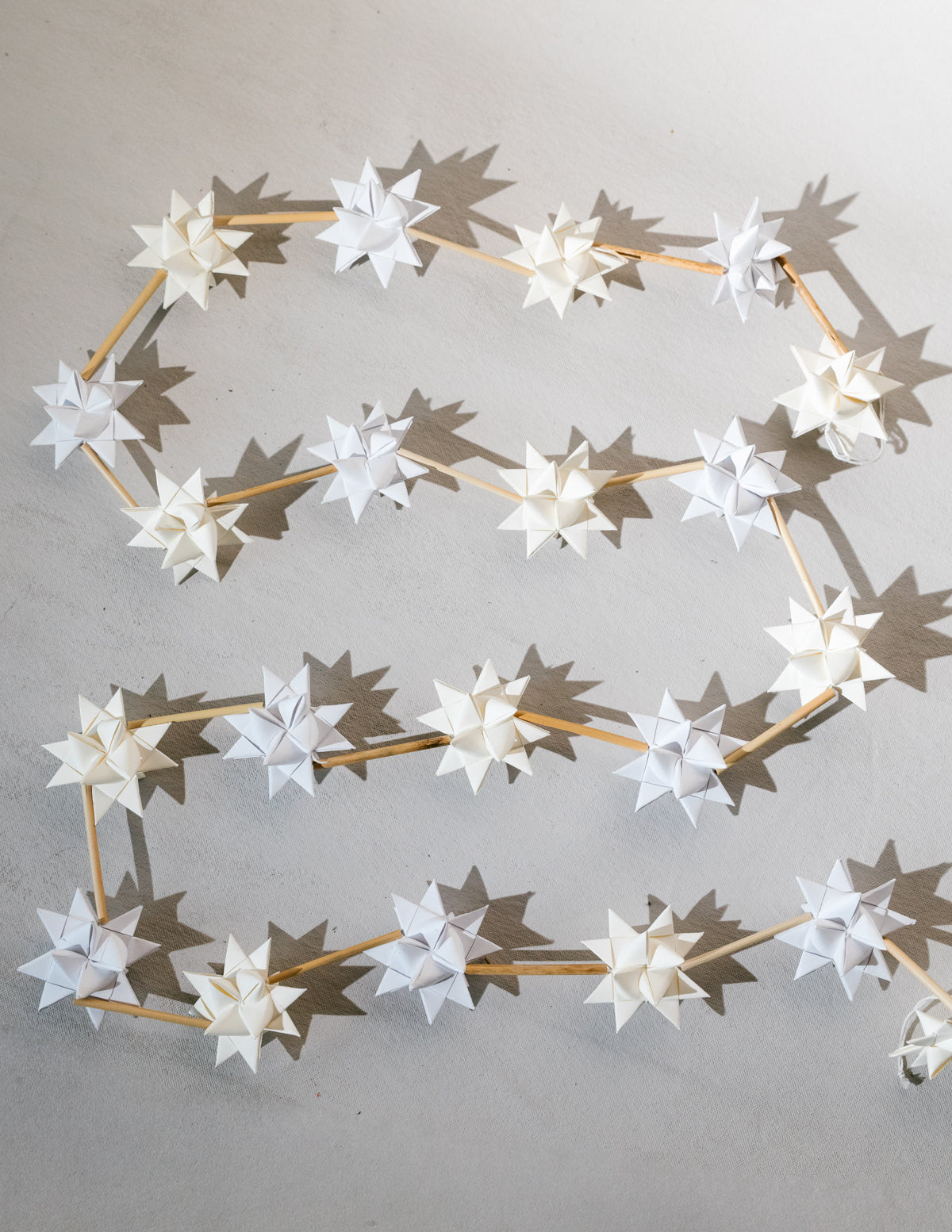 Moravian Paper Star Garland