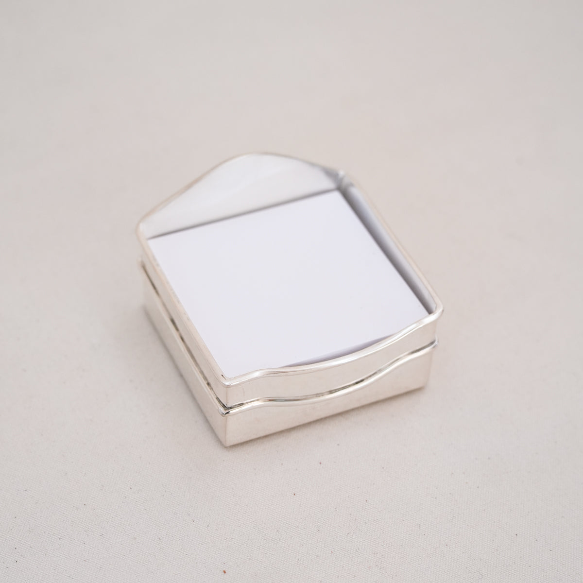 Silver Notepad Holder