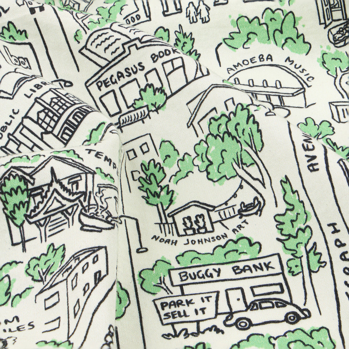 Berkeley Map Bandana
