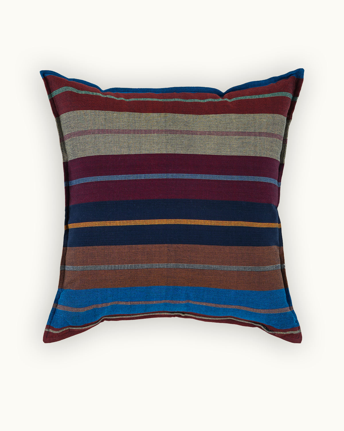 Hand-Loomed Pillow, Campus Stripe