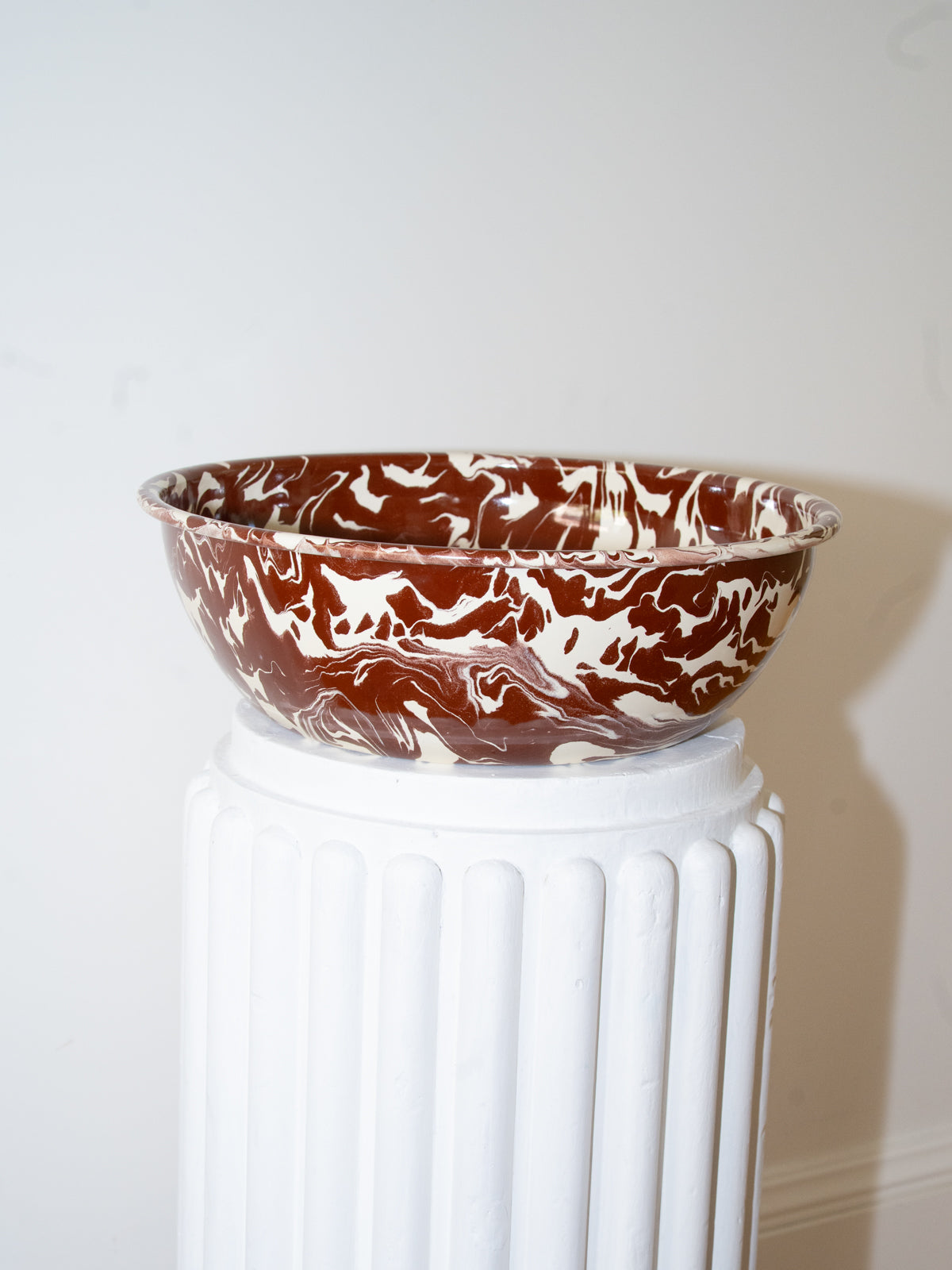 Cousin St. Marbled Enamel Large Bowl, Pinot