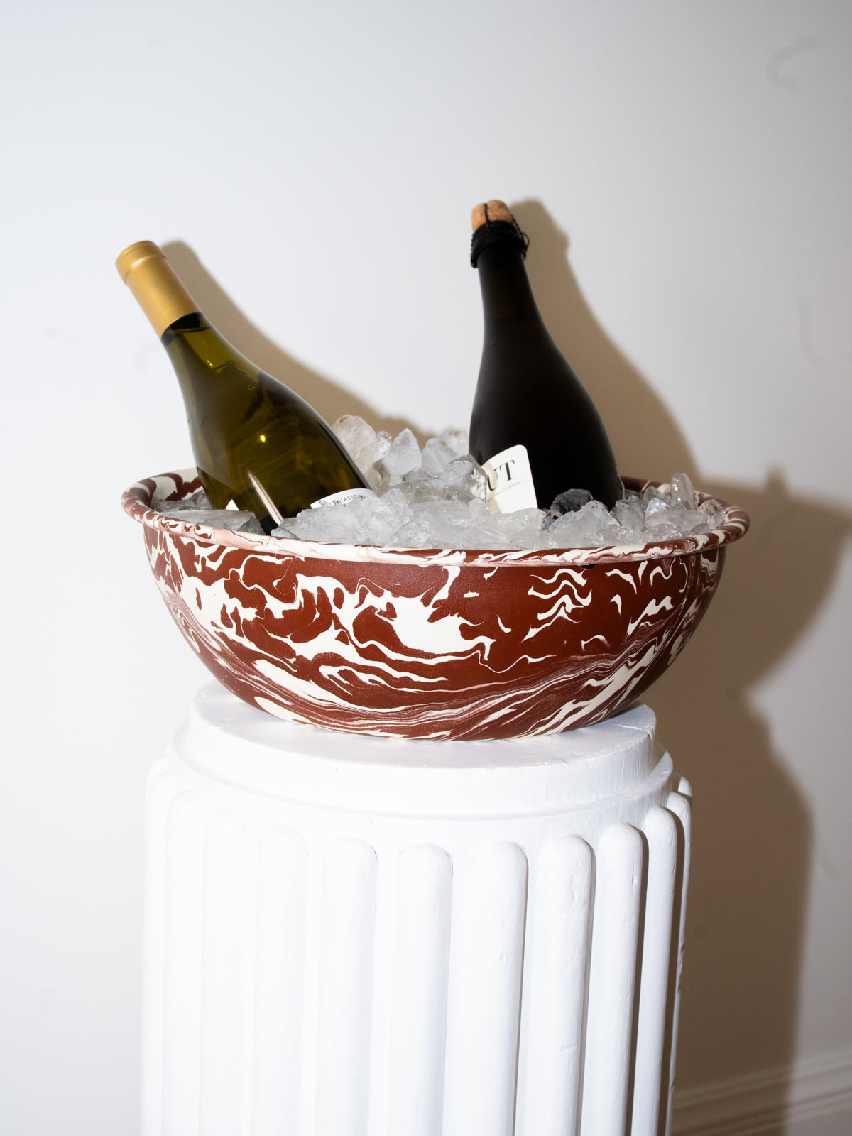 Cousin St. Marbled Enamel Large Bowl, Pinot